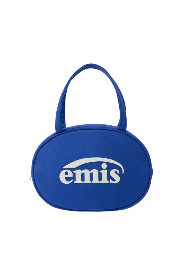 ROUND MINI BAG-BLUE