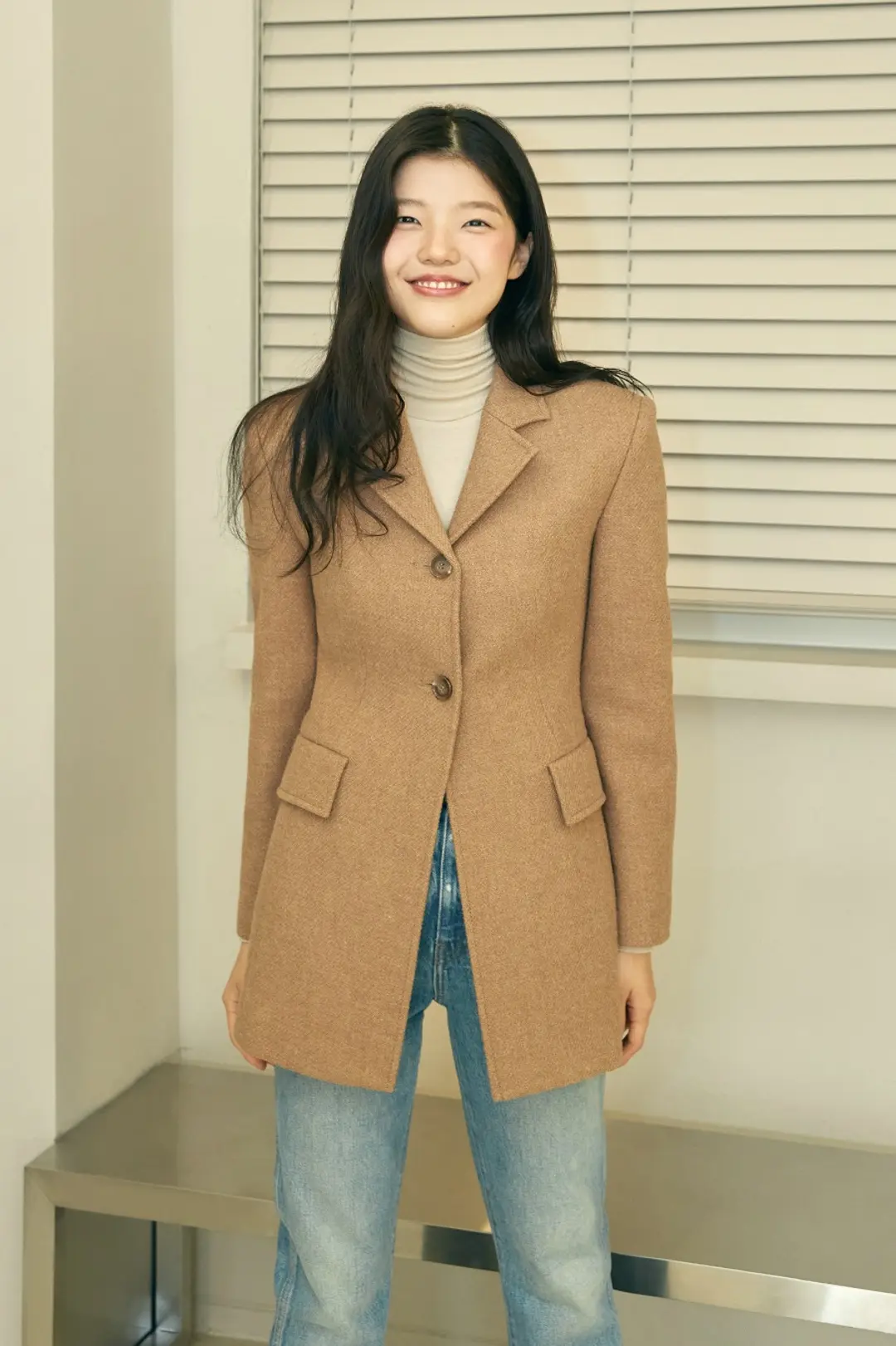 하나보 [H Attitude] NO.14 JACKET - CAMEL HARRIS TWEED 상품 이미지 2