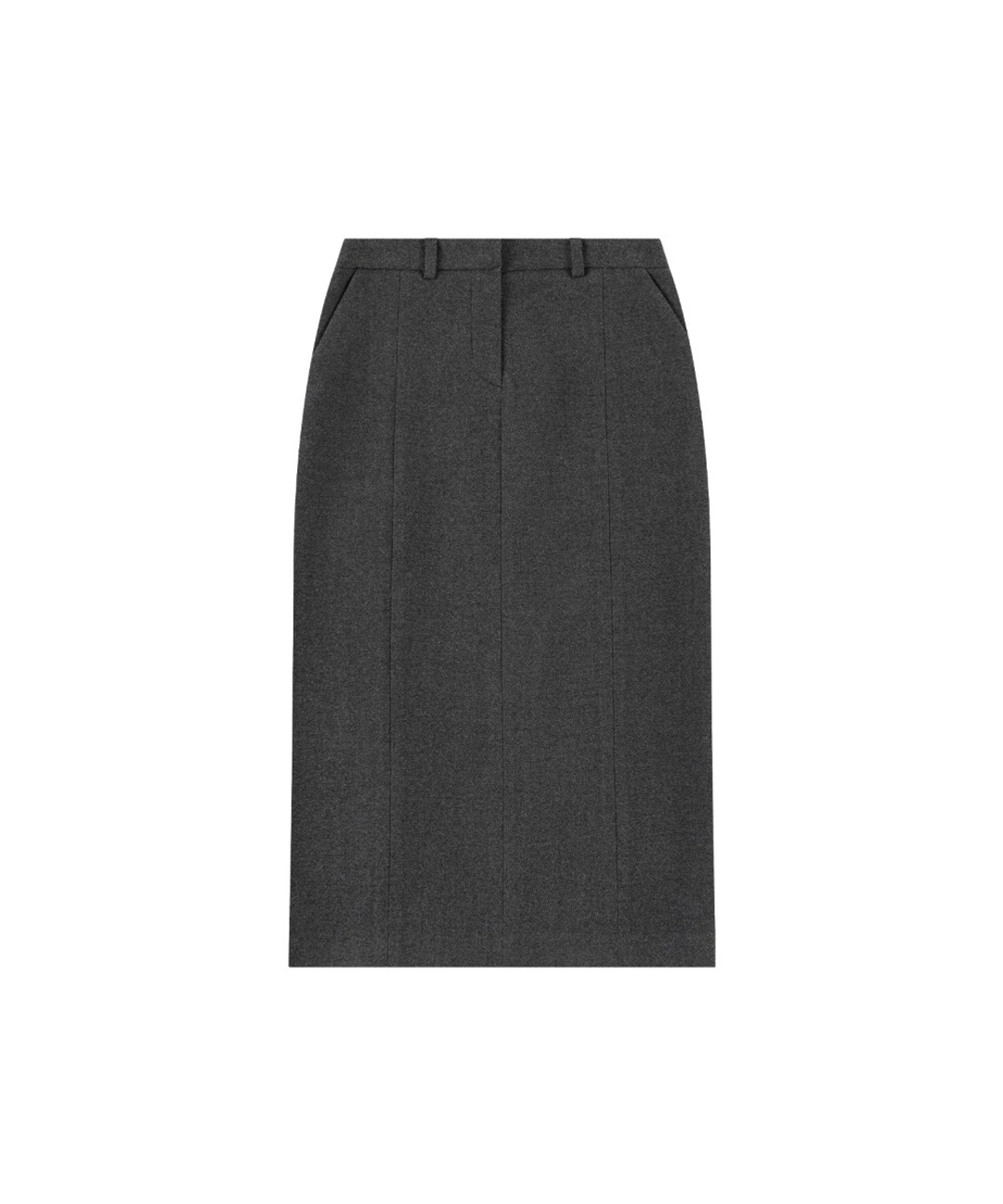 반원 아뜰리에 P3266 H라인 스커트_Charcoal 상품 이미지 3