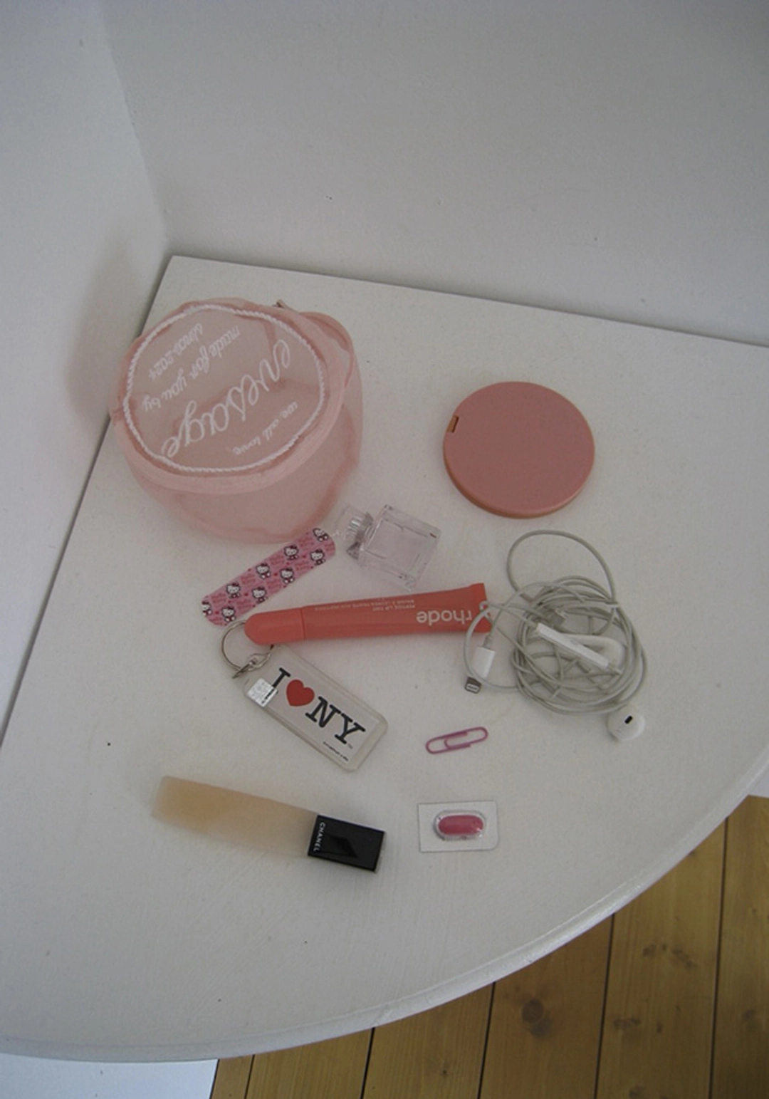 이브세이지 [Exclusive] Organza pouch (Pink) 상품 이미지 2