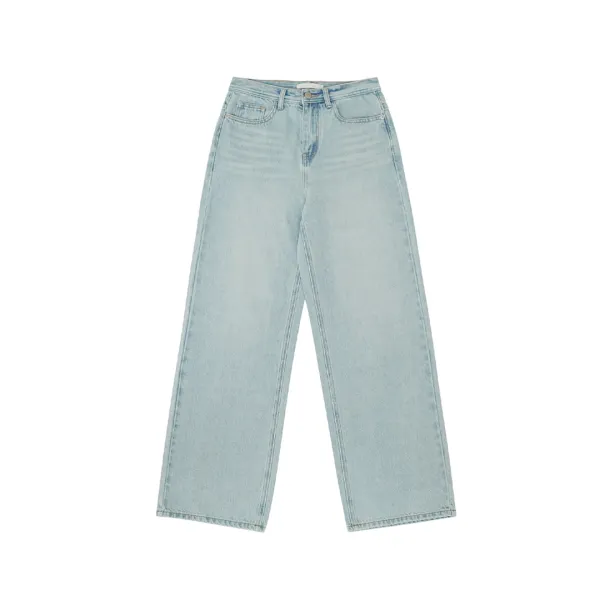 Relaxed Fit Denim Pants (ice blue)