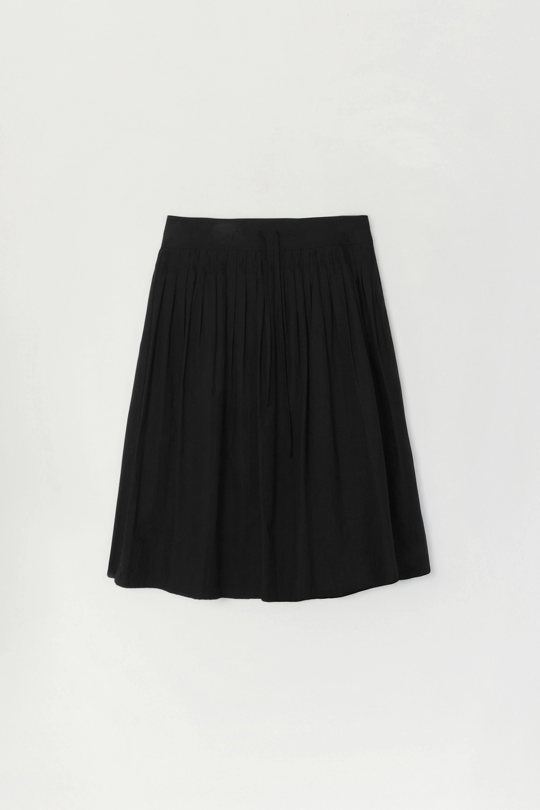 세이지먼트 PHOEBE PLEATS LONG SKIRT_BLACK 상품 이미지 1