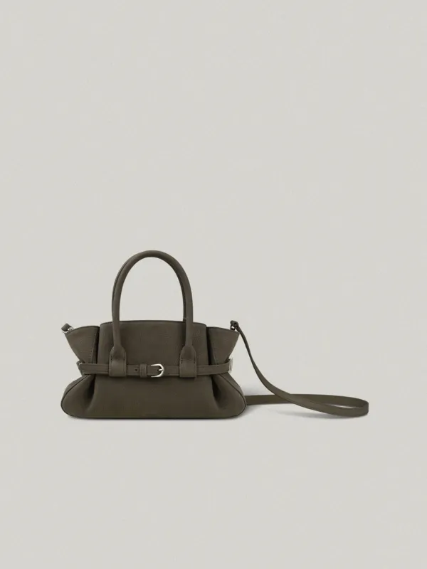 MINI HAVI BAG-NUBUCK (TAUPE)