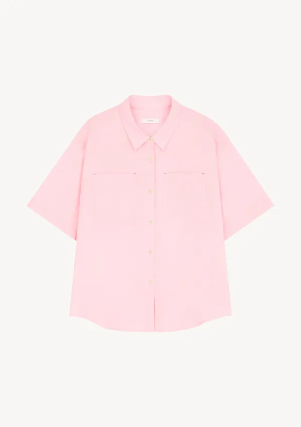 Como Half Shirt in Pale Pink