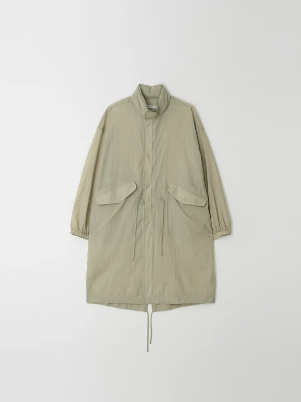 L\'eau pocketable rain coat_light khaki