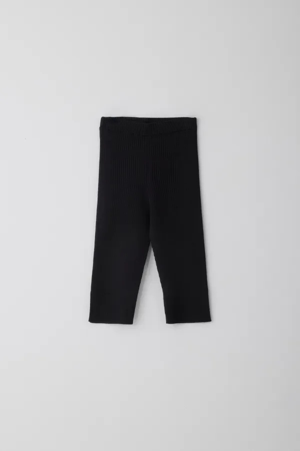 Biker Knit Pants_Black