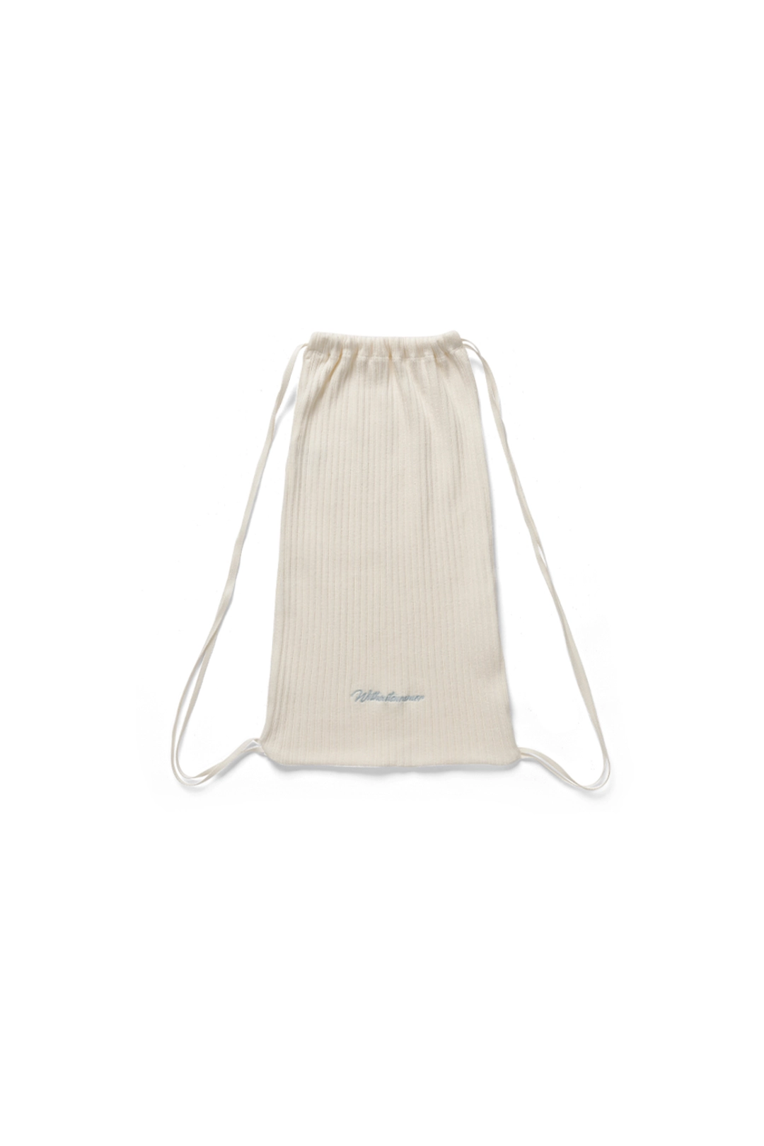 위드아웃썸머 Logo gym sack_ivory 상품 이미지 1