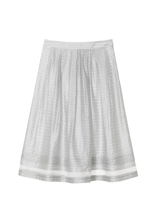 Pleated And Shirring Mix Full-Skirt SW5MS229-08