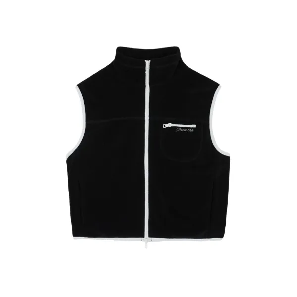 Double Fleece Vest (ebony black)