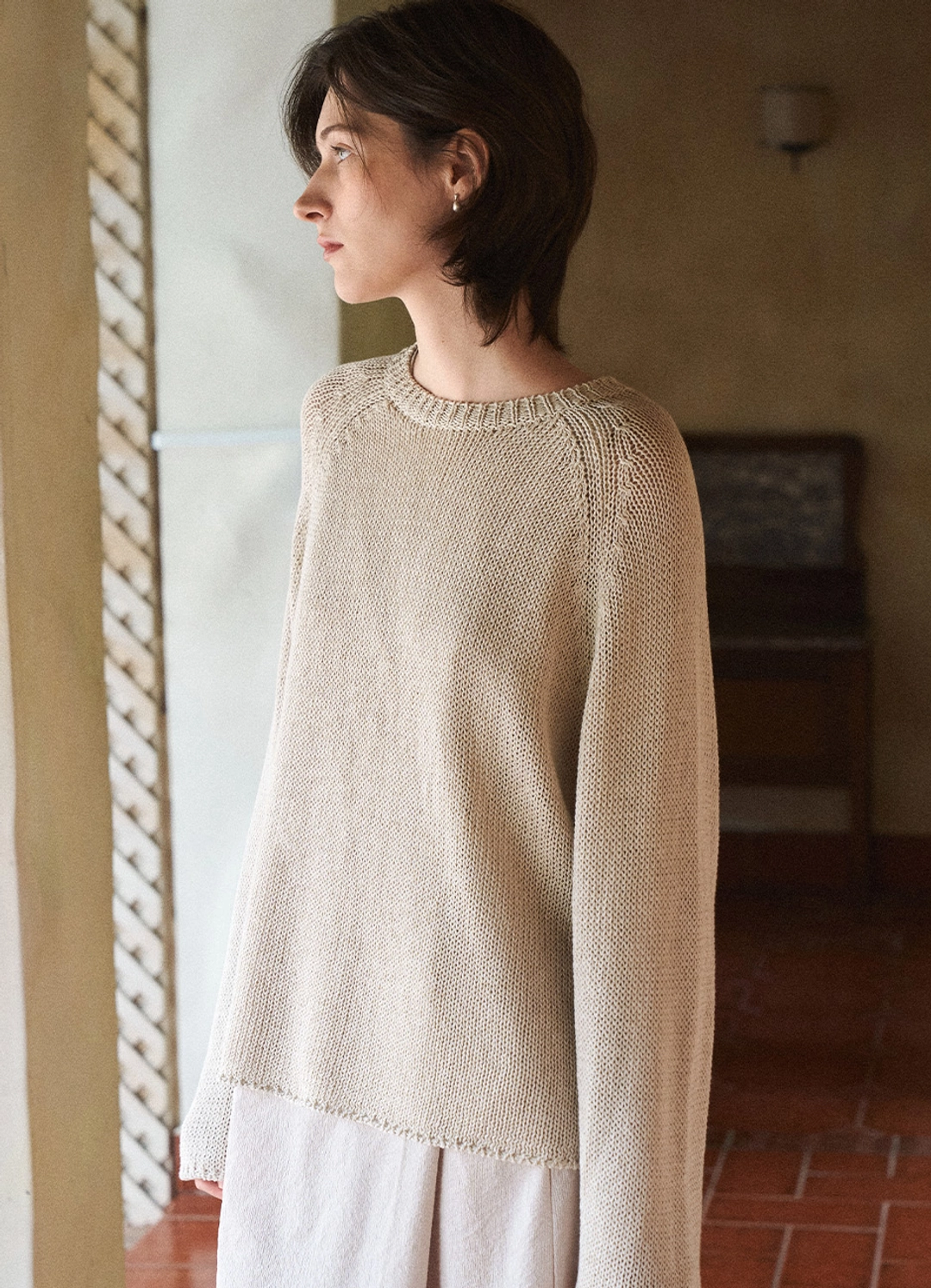 안젤로비안코 Natural Flow Paper Knit_2color 상품 이미지 2