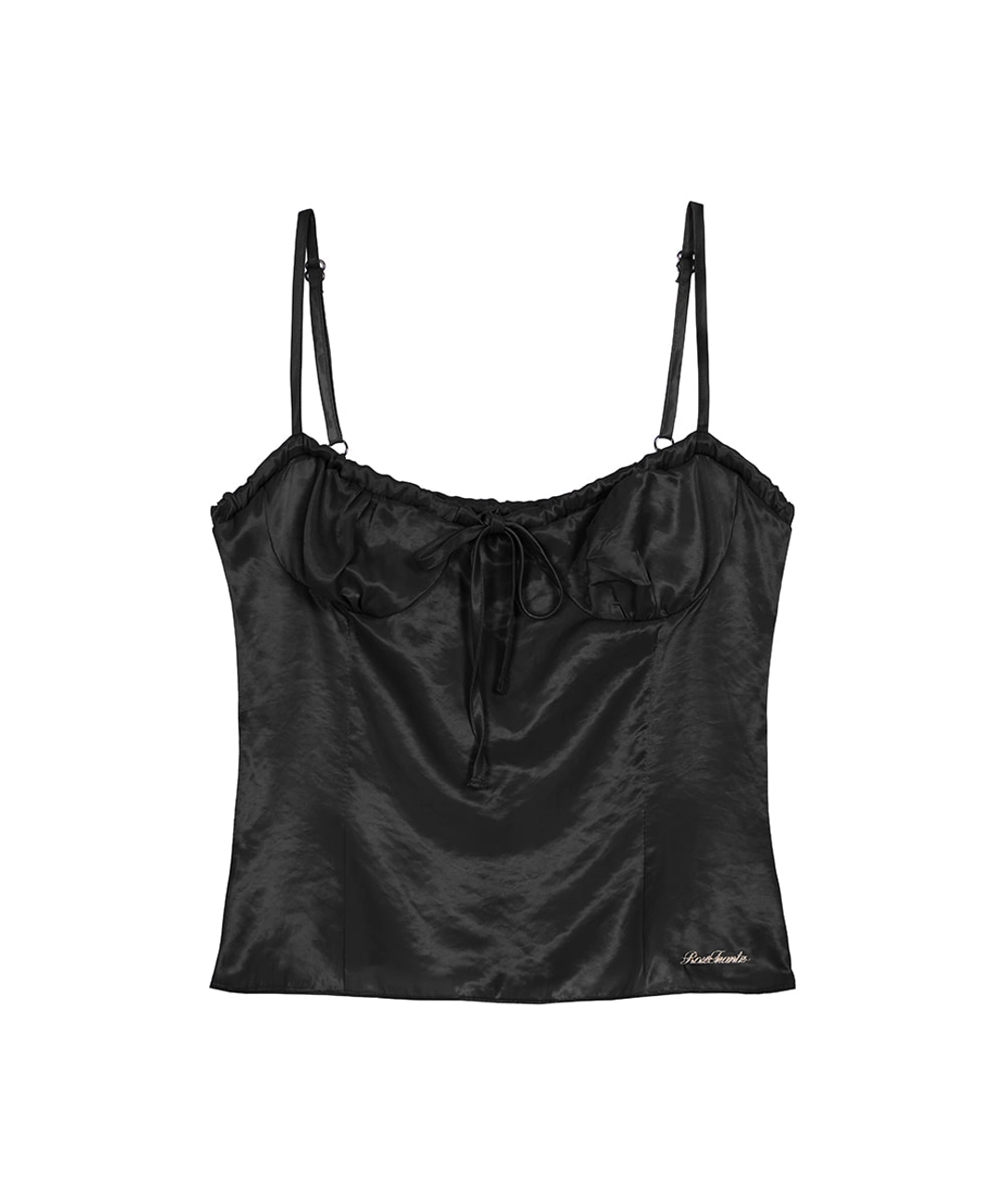 로제프란츠 Satin Slim Sleeveless [Black] 상품 이미지 2