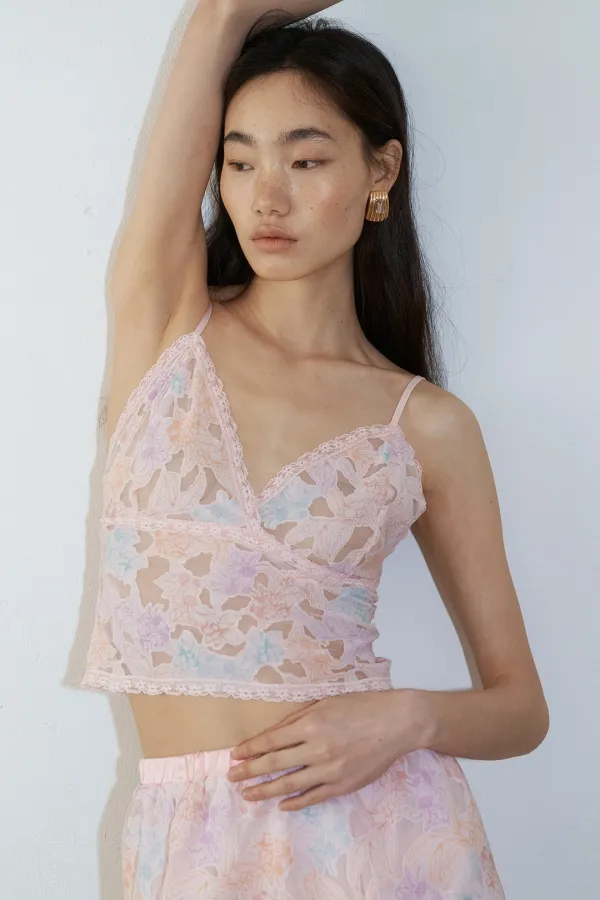 Botanic Line Cami_Pink