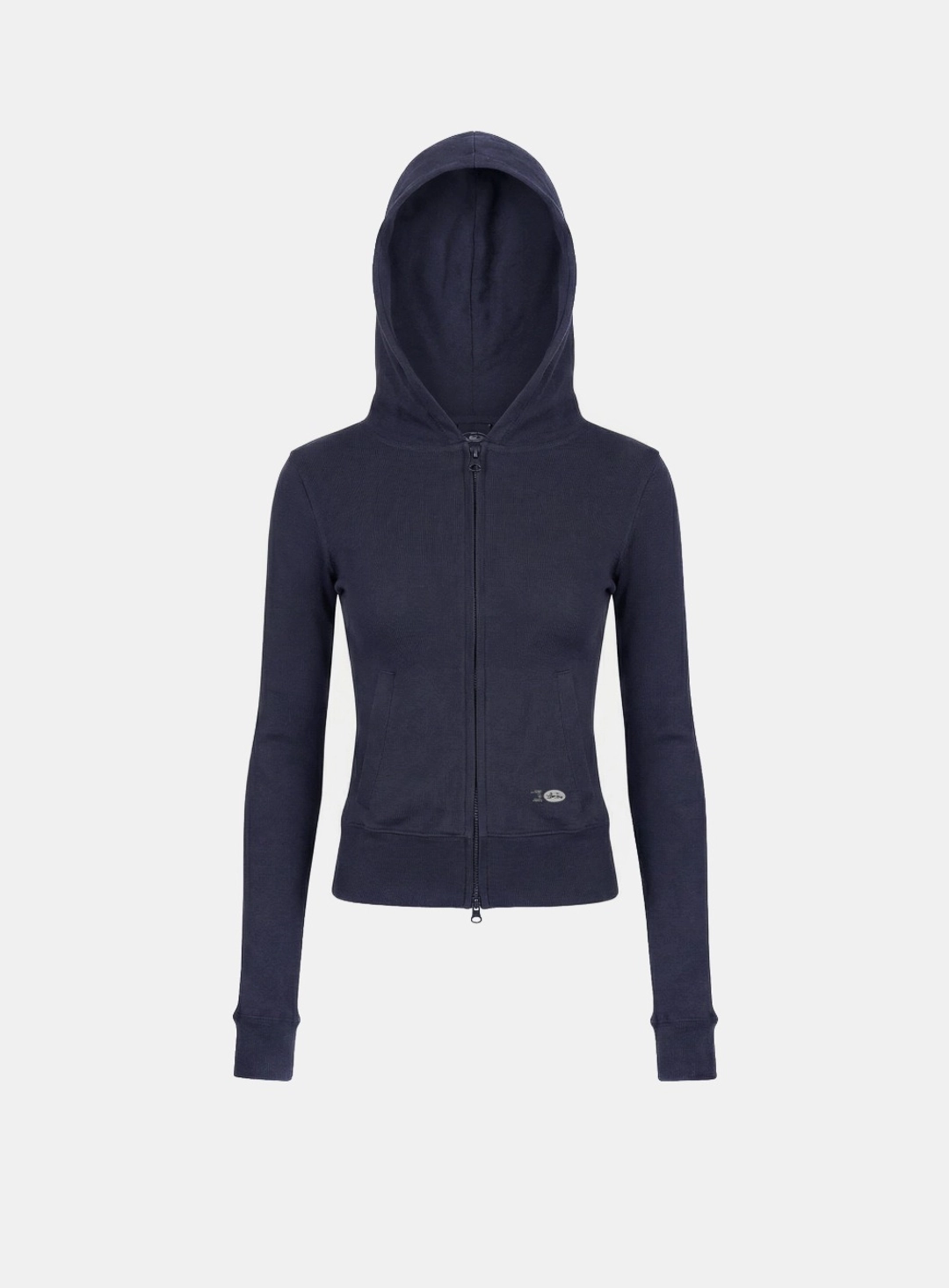 배드블러드 [w-hde26-004] BS Cotton Jersey Zip-Up Hoodie - Navy 상품 이미지 1