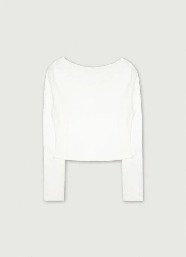 Lilly Sheer Tee [white]