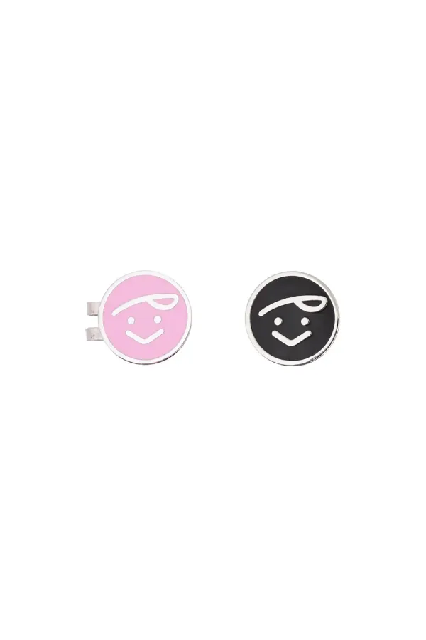 Piv\'vee ball marker clip set (ebony black & pink)