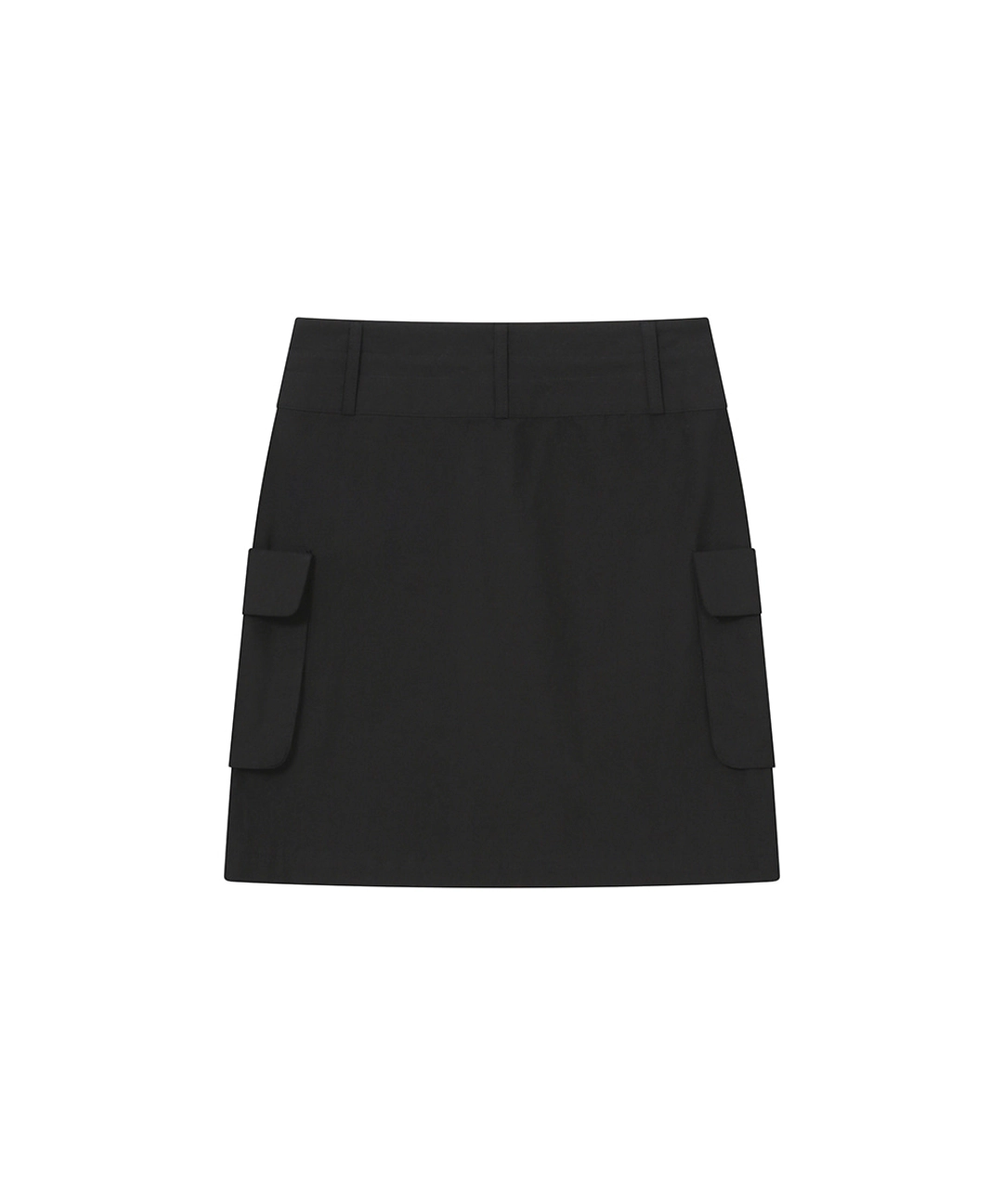 미세키서울 Layered pocket cargo skirt BLACK 상품 이미지 2