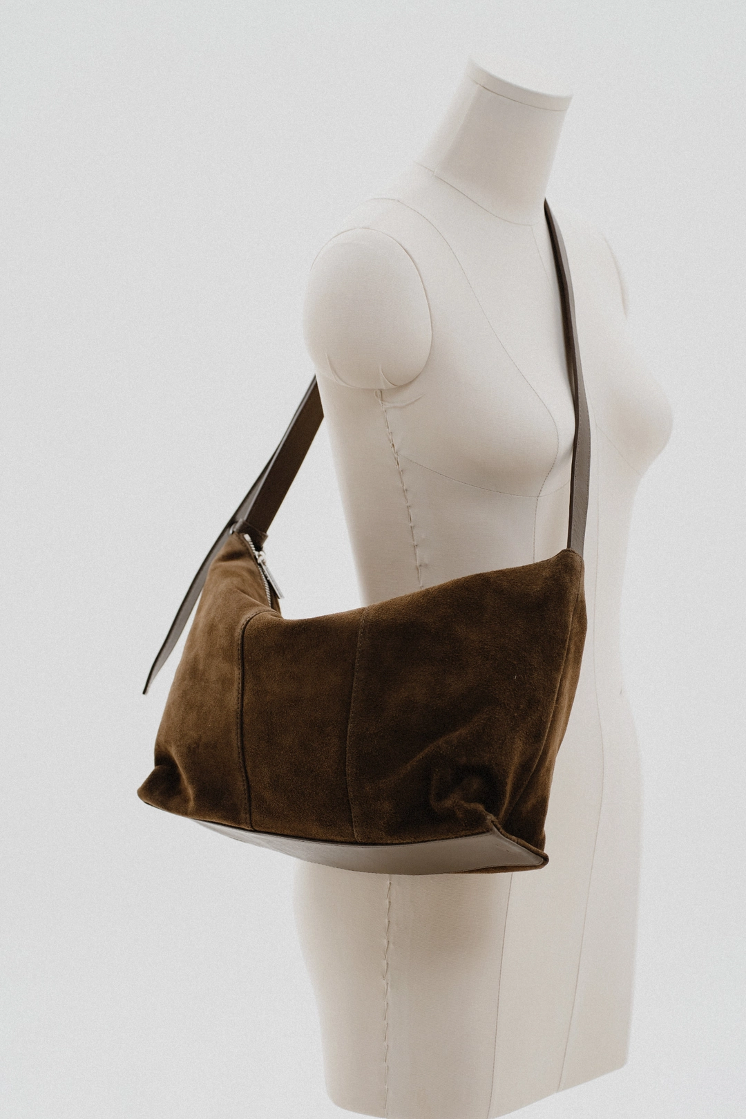 스앨더 39572_Brown Suede Shoulder Bag [DYSEDEND] 상품 이미지 2