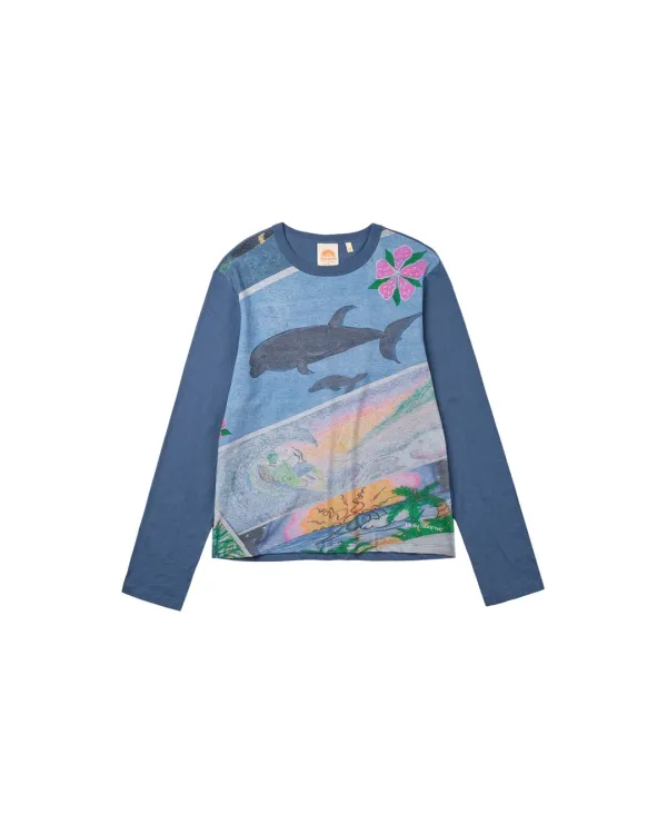 HS Doodle Photo L/S(W)_Blue