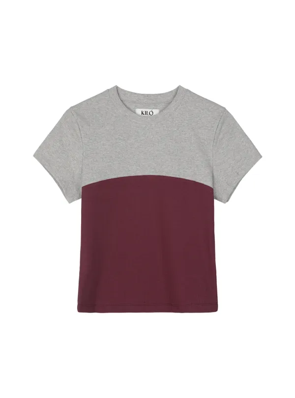 TWO TONE TEE (GRAY)