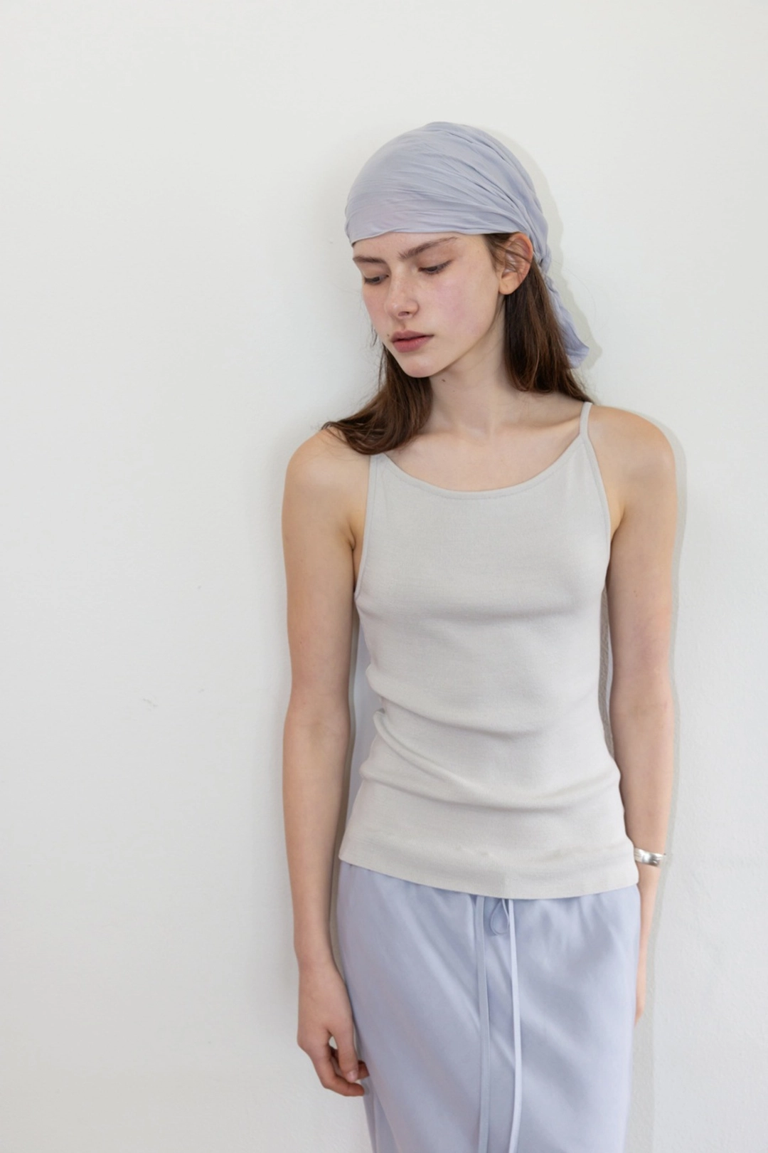 더릴 We Summer Knit Sleeveless_Light gray 상품 이미지 1