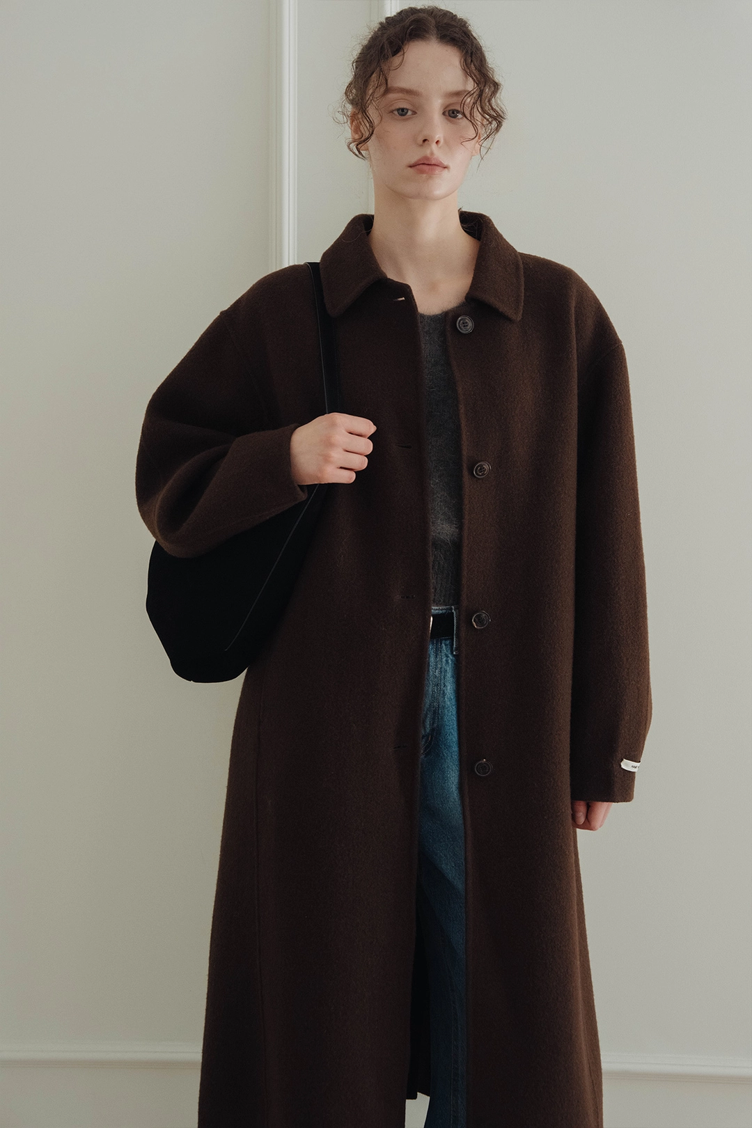 샤드라마 FORME WOOL HANDMADE COAT [DEEP BROWN] 상품 이미지 2