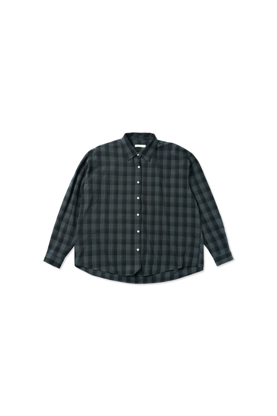 위드아웃썸머 Autumn check shirt_navy 상품 이미지 1