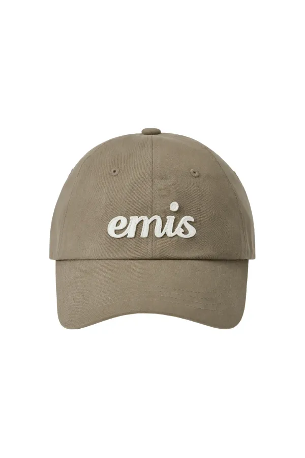 APPLIQUE BALL CAP-BEIGE