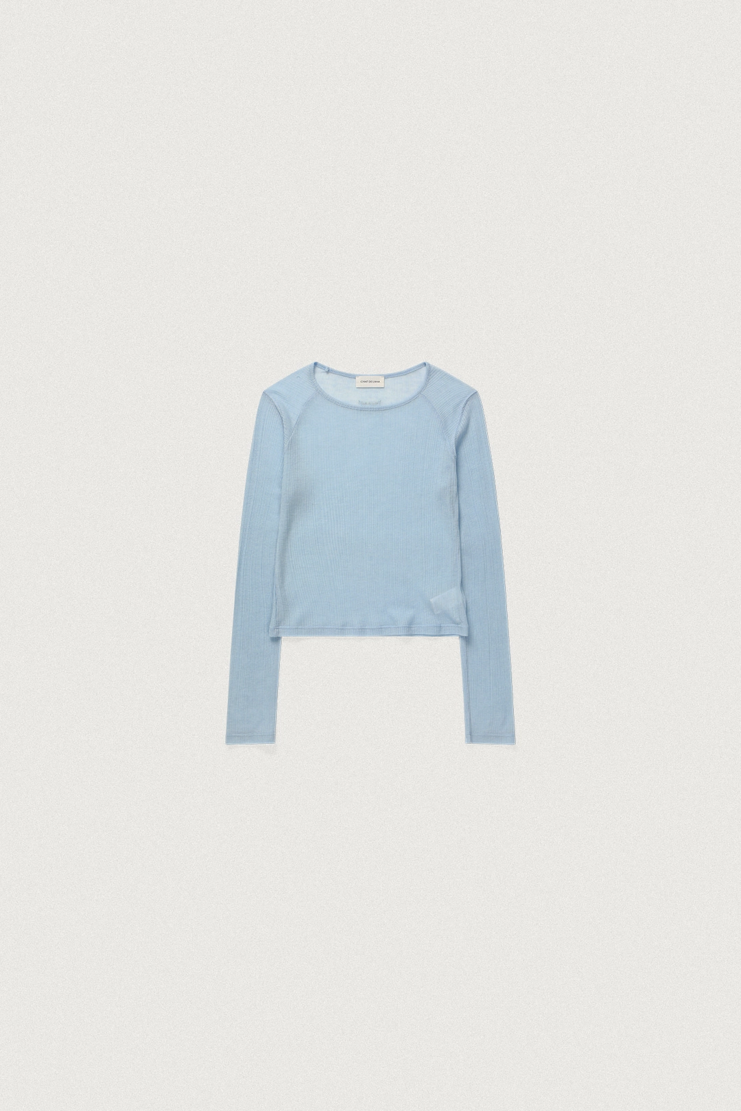 샤드라마 SHEER WOOL CREW NECK -T [LIGHT BLUE] 상품 이미지 1