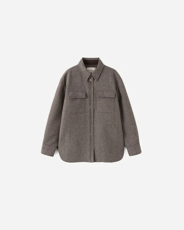 Mer Wool Quilted Jacket