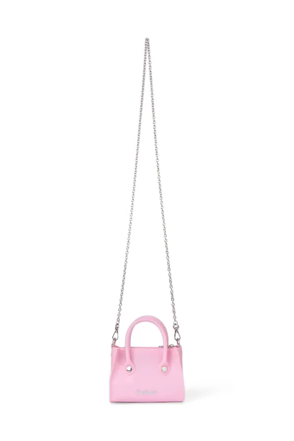 JELLY CHAIN MINI BAG IN PINK