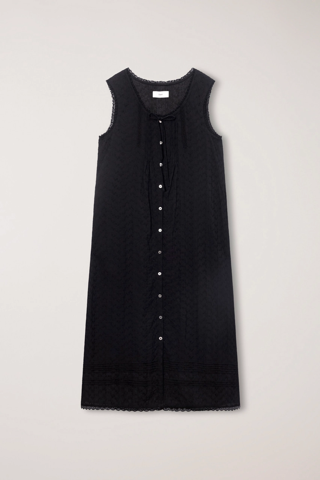 던스트 NEEDLEWORK BABYDOLL DRESS BLACK_UDDR6B225BK 상품 이미지 1