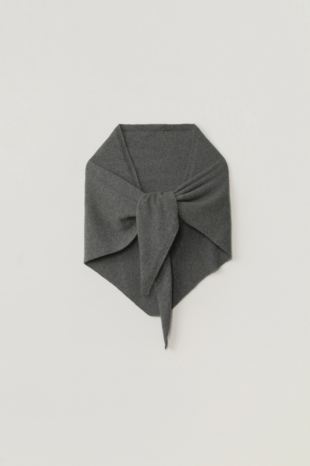 세이지먼트 VELOUR CASHMERE SHAWL MUFFLER_CHARCOAL 상품 이미지 1