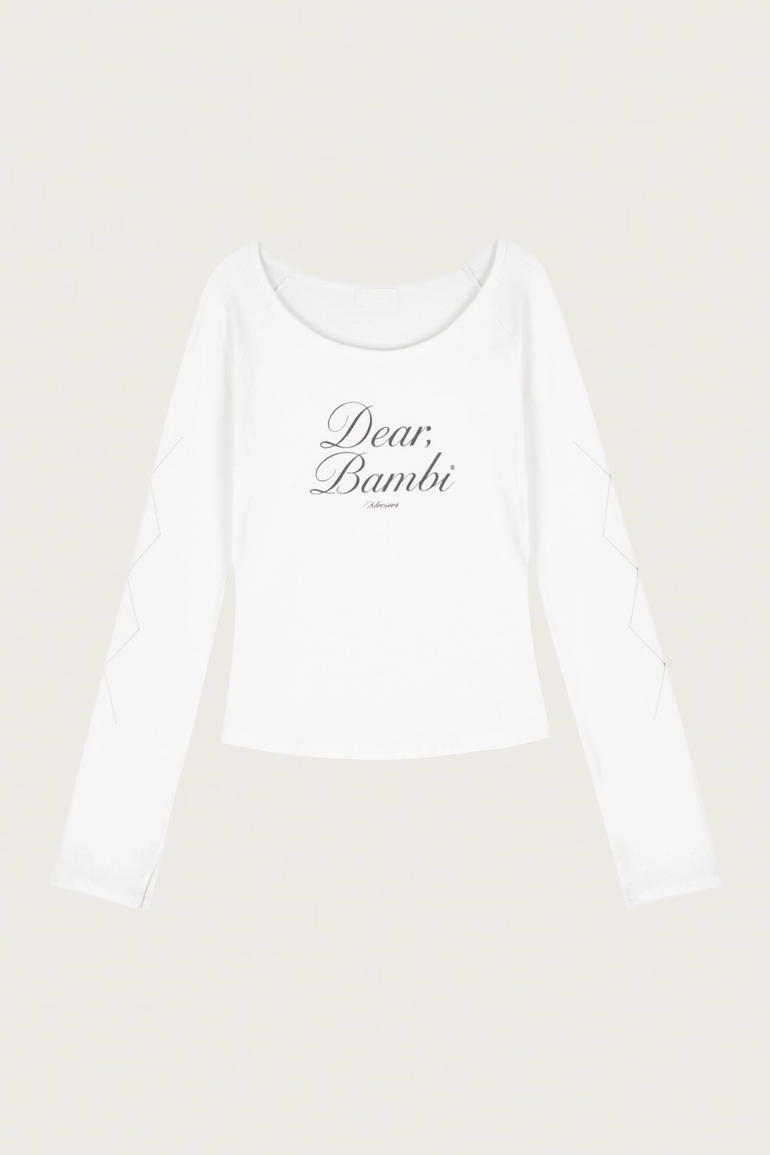 클리시어 Signature Bambi Argyle Long Sleeve, White 상품 이미지 1
