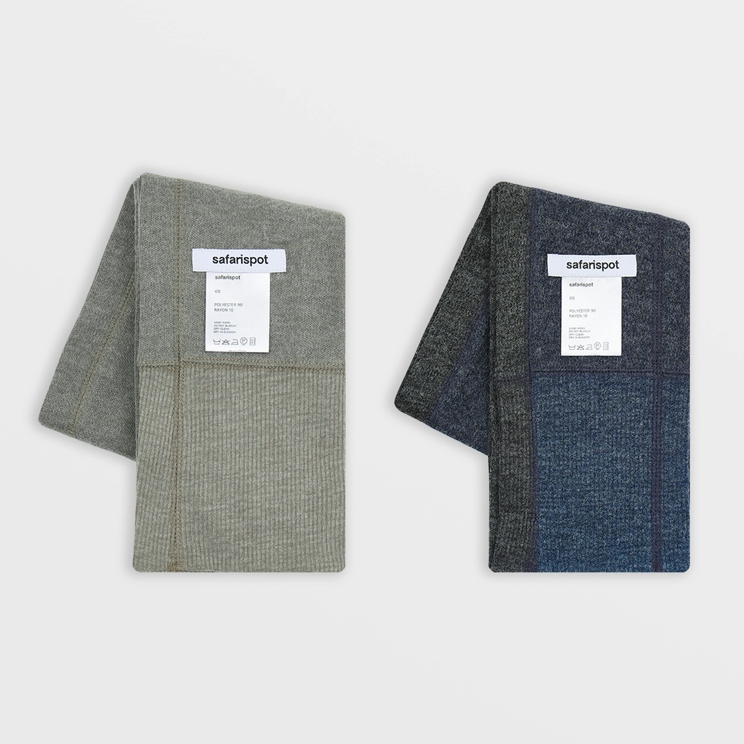 사파리스팟 Lightweight Knit Muffler (Khaki) 상품 이미지 3
