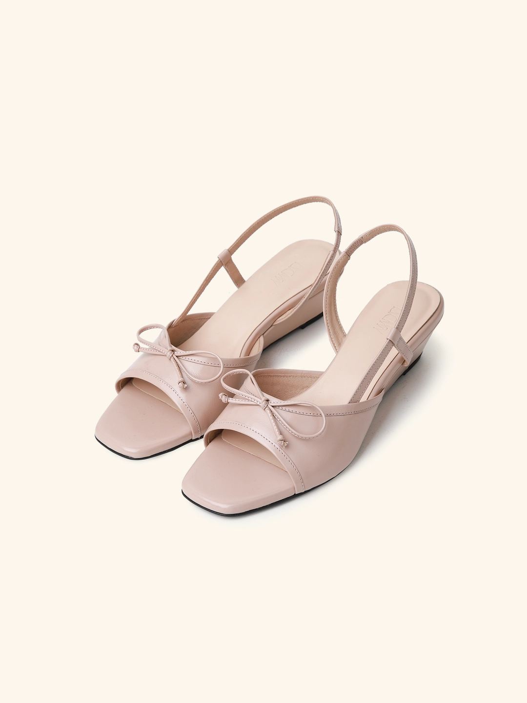 러브듀이 RIBBON wedge slingback / 인디핑크 상품 이미지 1