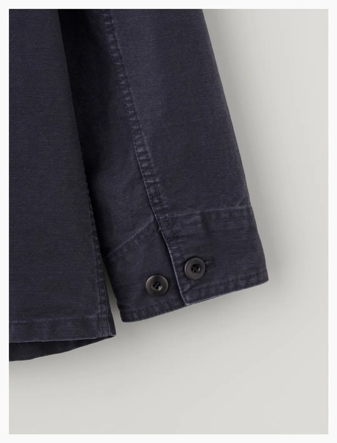 블랭크공삼 washed french work jacket (vintage blue) 상품 이미지 3