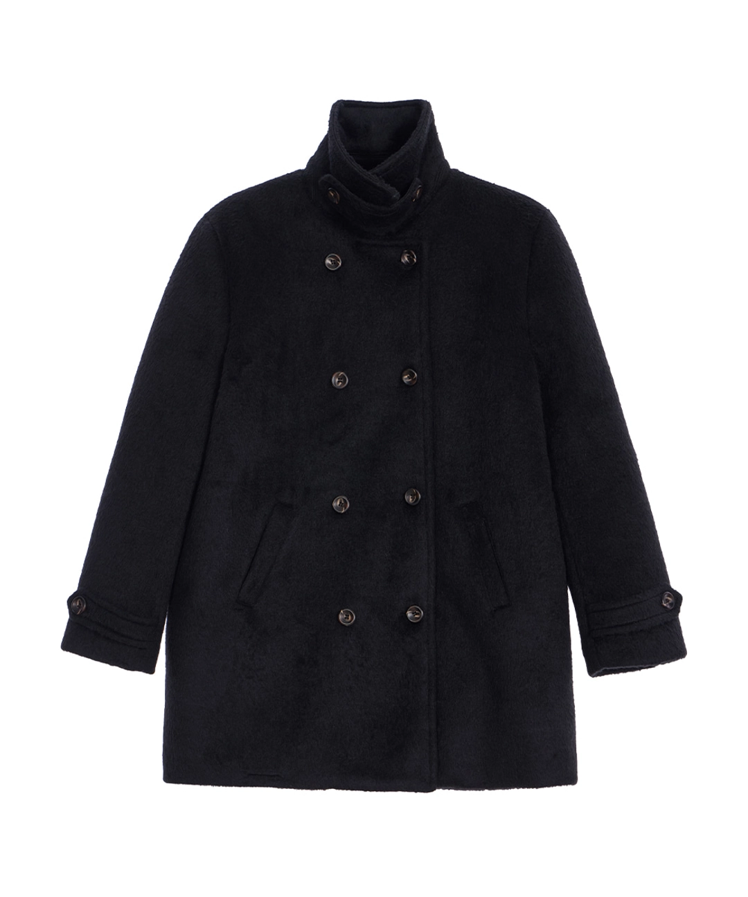 로제프란츠 Two-button Wool Half Coat [Black] 상품 이미지 3