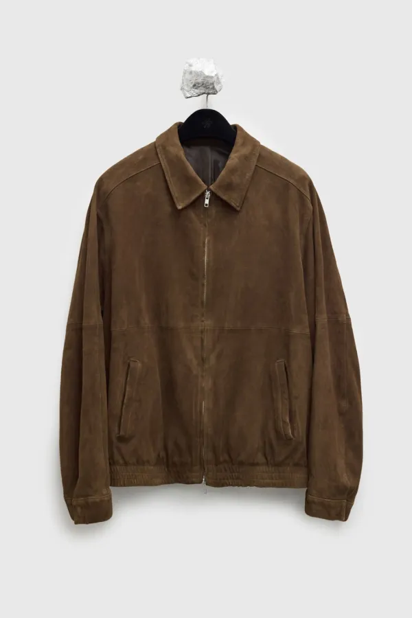 Washed Leather Blouson