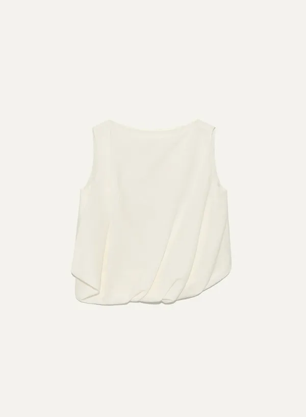Paul Draped Top Cream