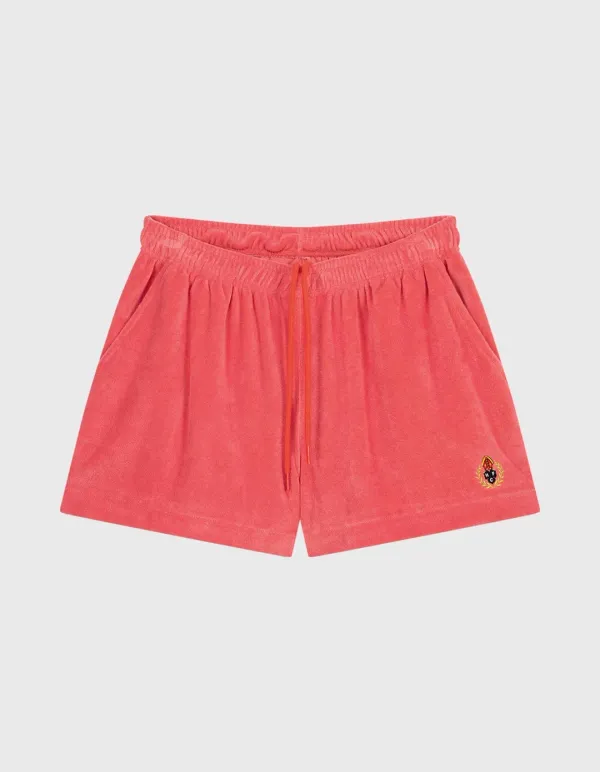 CREST TOWEL SHORTS (W) / Coral