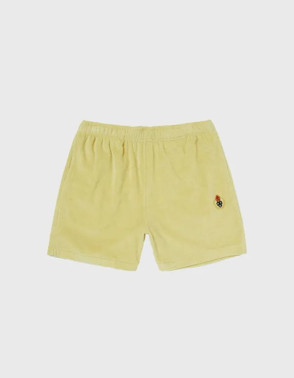 CHILDREN TOWEL SHORTS / Yellow