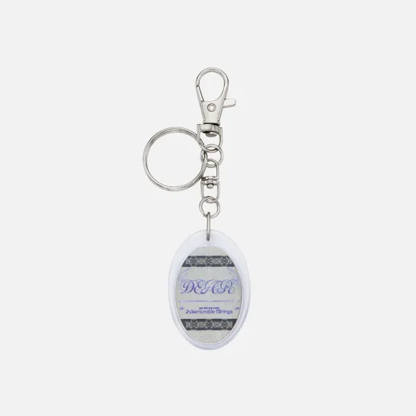 memorable keyring-white