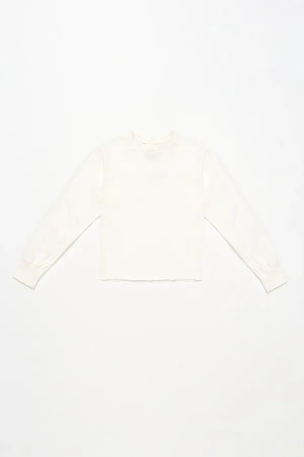 Via Poco fitted T-shirt (Ivory)
