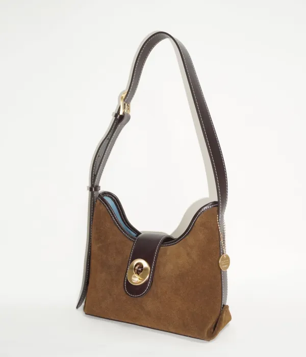 momentum tote bag(small) _Suede brown