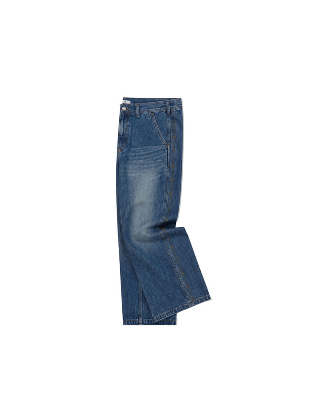 프리터 Boho-Side Embroidered Denim Blue_F263DE04 상품 이미지 2