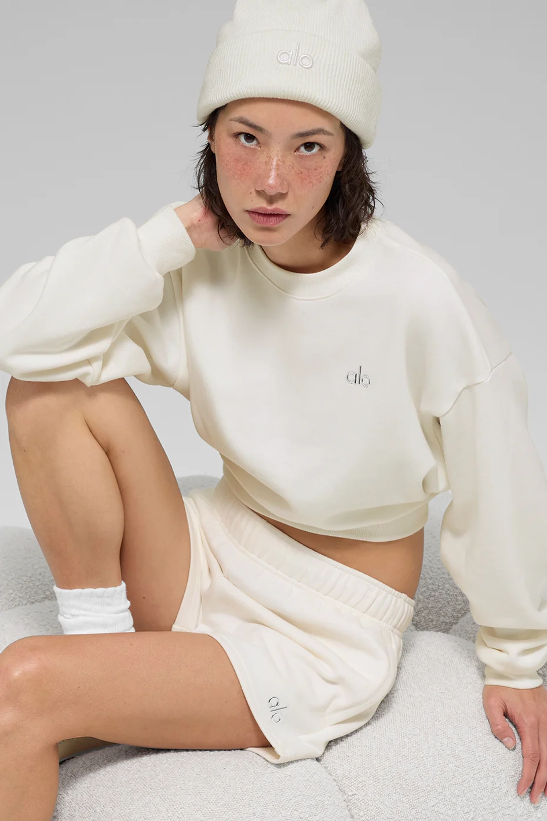 알로요가 Notable Beanie - Ivory 상품 이미지 2