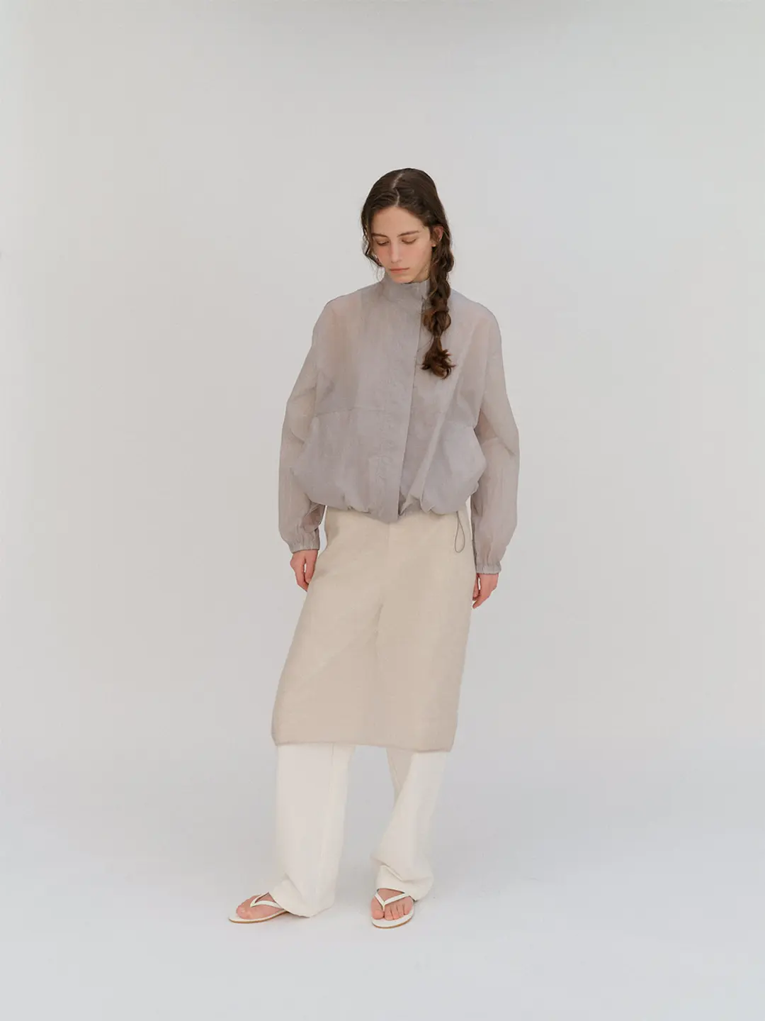 베이오드 Light blouson jumper_gray 상품 이미지 2
