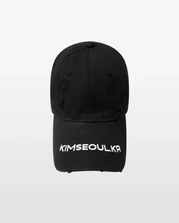 LOGO DAMAGE CAP *black