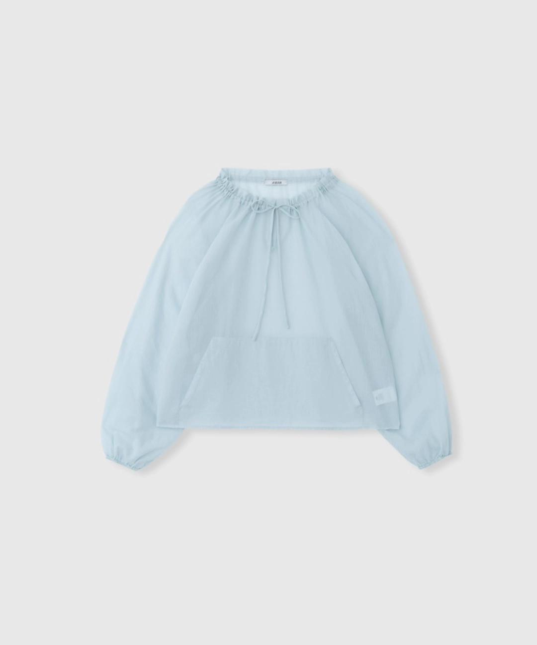 니히 Washed light cotton blouse (Blue) 상품 이미지 2