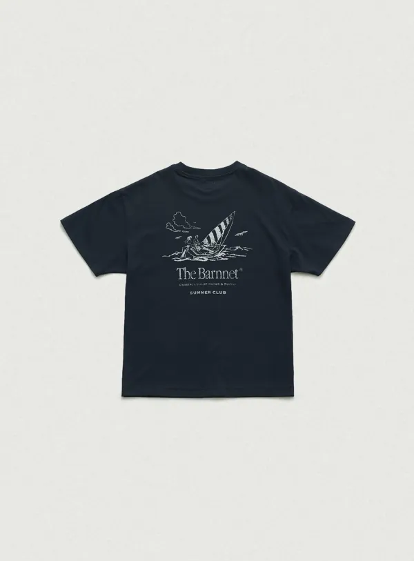 Drawing Series T-Shirt_Sailing Navy